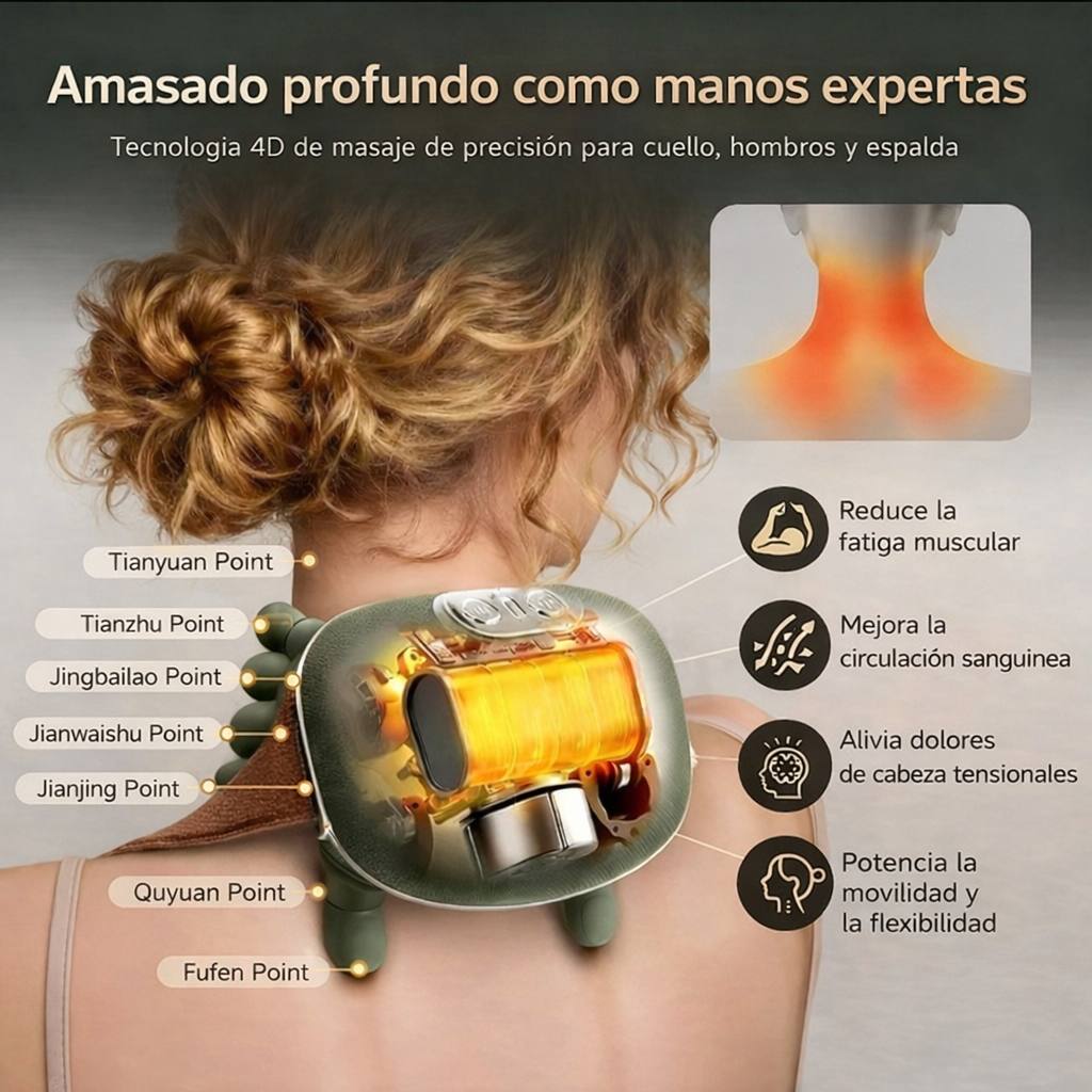 Masajeador Efecto Manos Reales